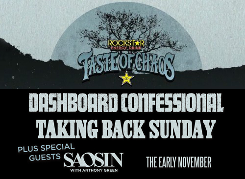 Taste of Chaos: Dashboard Confessional, Taking Back Sunday, Saosin & The Early November at Firstmerit Bank Pavilion