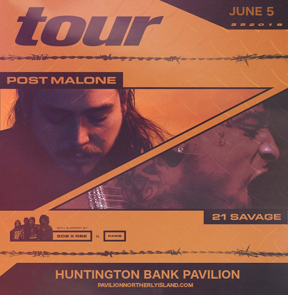 Post Malone & 21 Savage at Huntington Bank Pavilion at Northerly Island