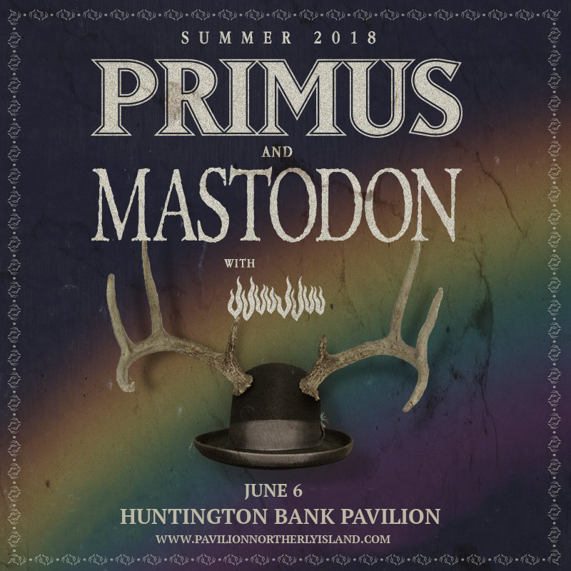 Primus & Mastodon at Huntington Bank Pavilion at Northerly Island