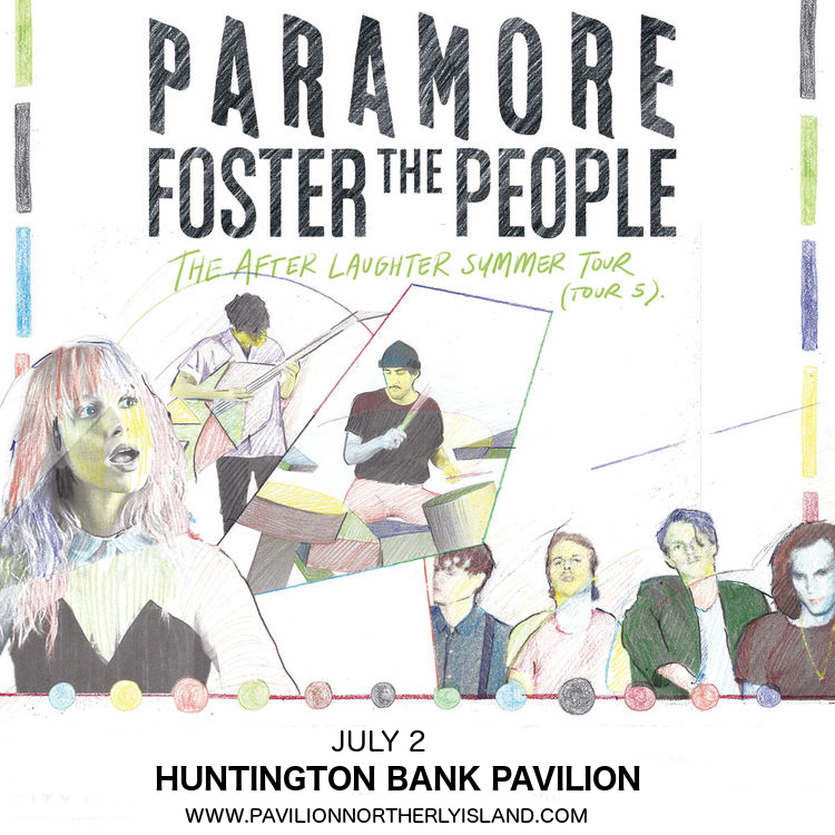 Paramore & Foster The People at Huntington Bank Pavilion at Northerly Island