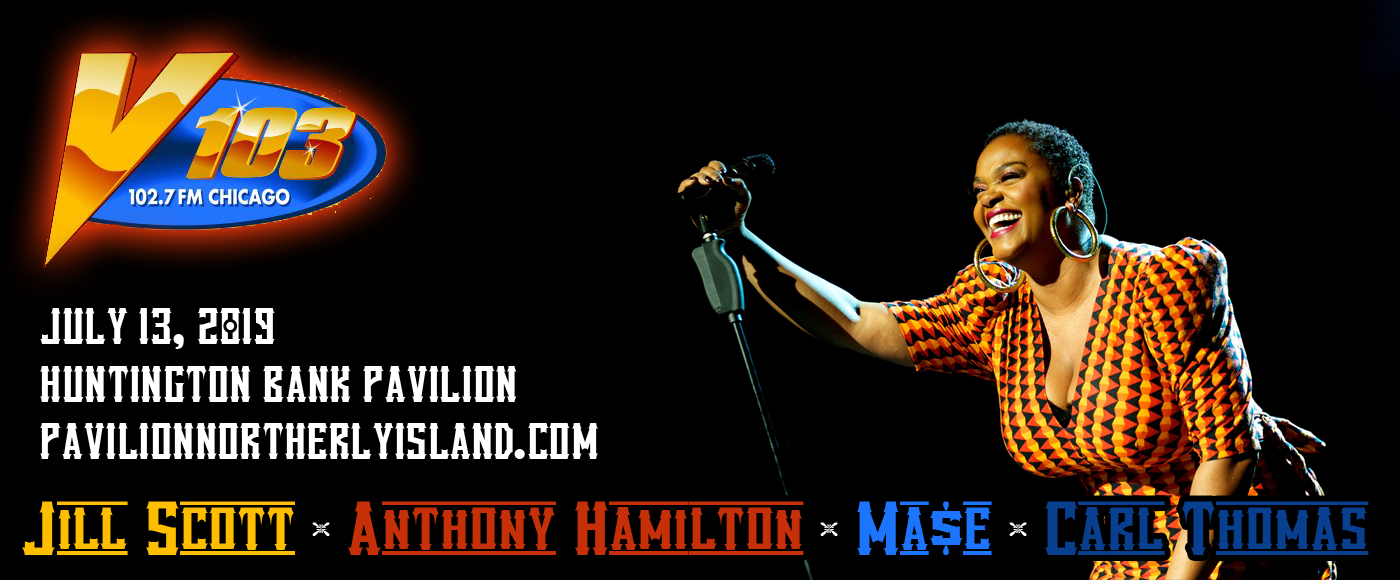 V103 Summer Block Party: Jill Scott, Anthony Hamilton, Mase & Carl Thomas at Huntington Bank Pavilion at Northerly Island