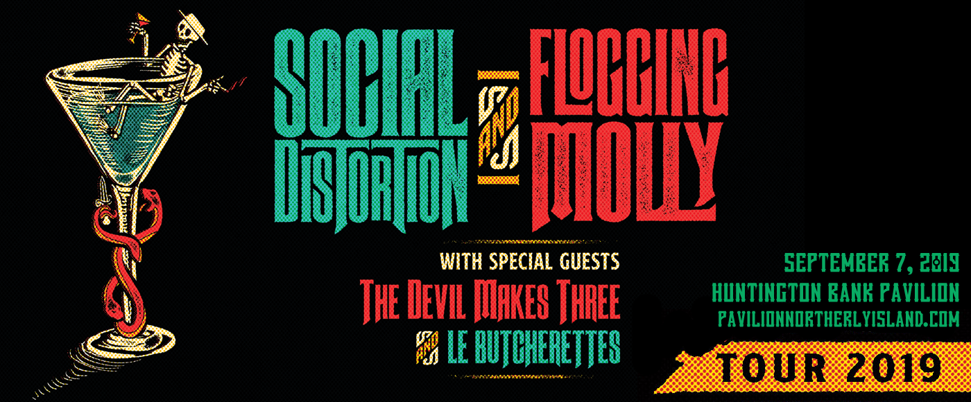 Social Distortion, Flogging Molly & The Devil Makes Three at Huntington Bank Pavilion at Northerly Island