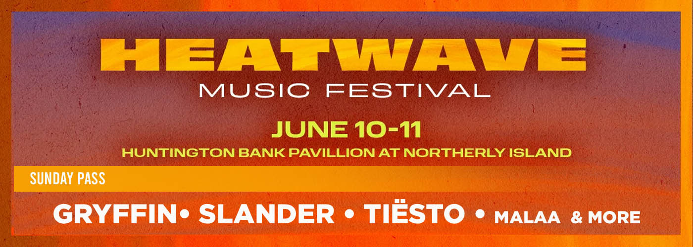 Heatwave Music Festival - Sunday Pass at Huntington Bank Pavilion at Northerly Island