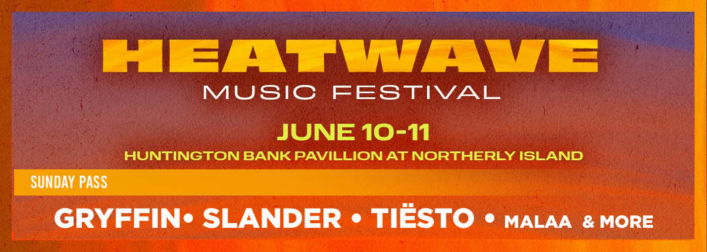 Heatwave Music Festival - Sunday Pass at Huntington Bank Pavilion at Northerly Island tickets Heatwave Music Festival - Sunday Pass at Huntington Bank Pavilion at Northerly Island