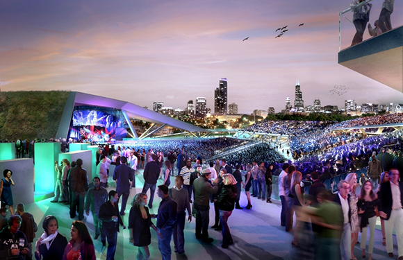 Huntington Bank Pavilion at northerly island