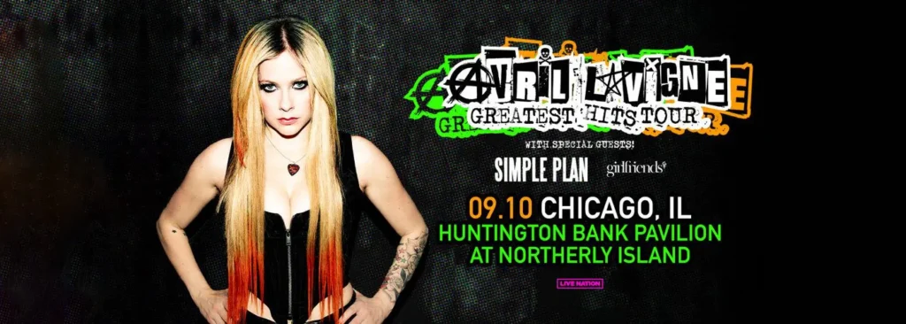 Avril Lavigne at Huntington Bank Pavilion at Northerly Island