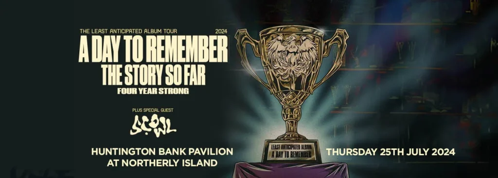 A Day To Remember at Huntington Bank Pavilion at Northerly Island