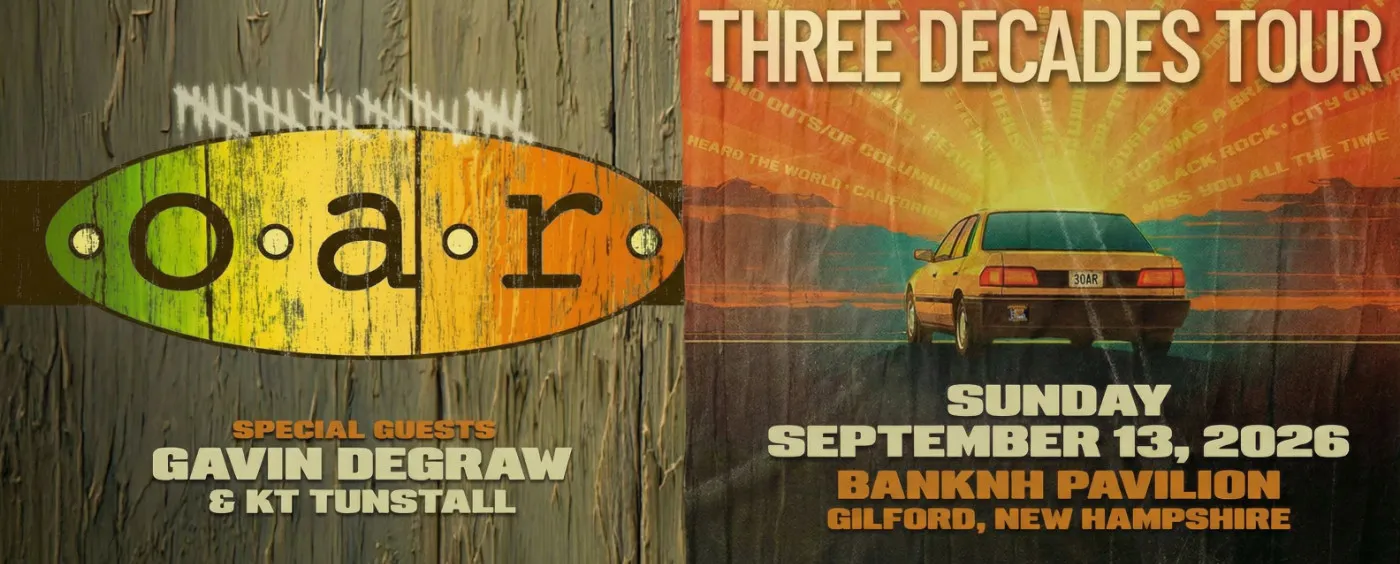 O.A.R., Gavin DeGraw &amp; KT Tunstall