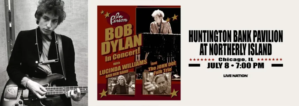 Bob Dylan at Huntington Bank Pavilion at Northerly Island